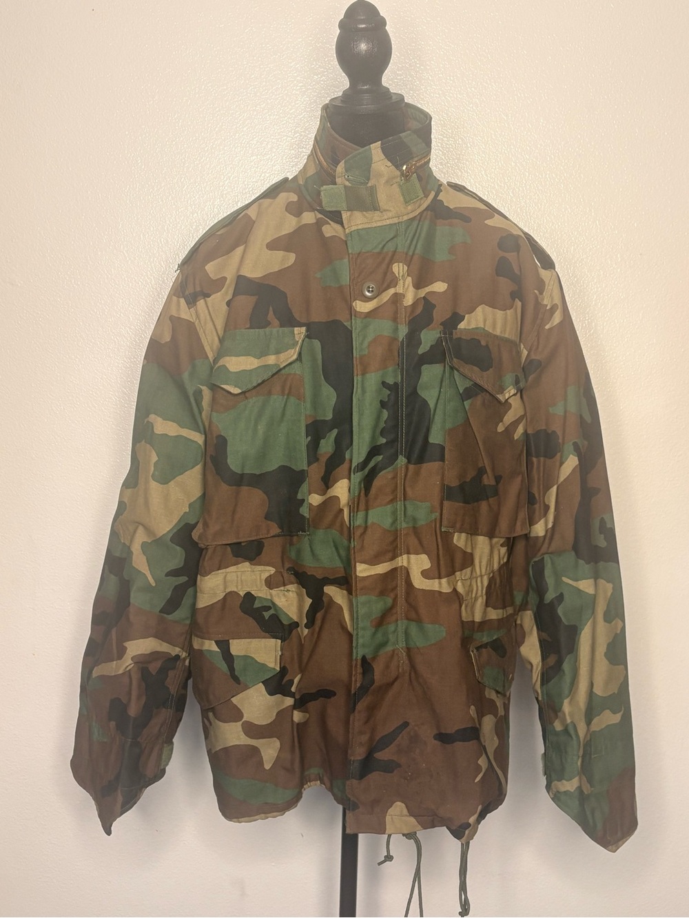 U.S. Army Woodland Camouflage Field Jacket - Green/Brown/Black